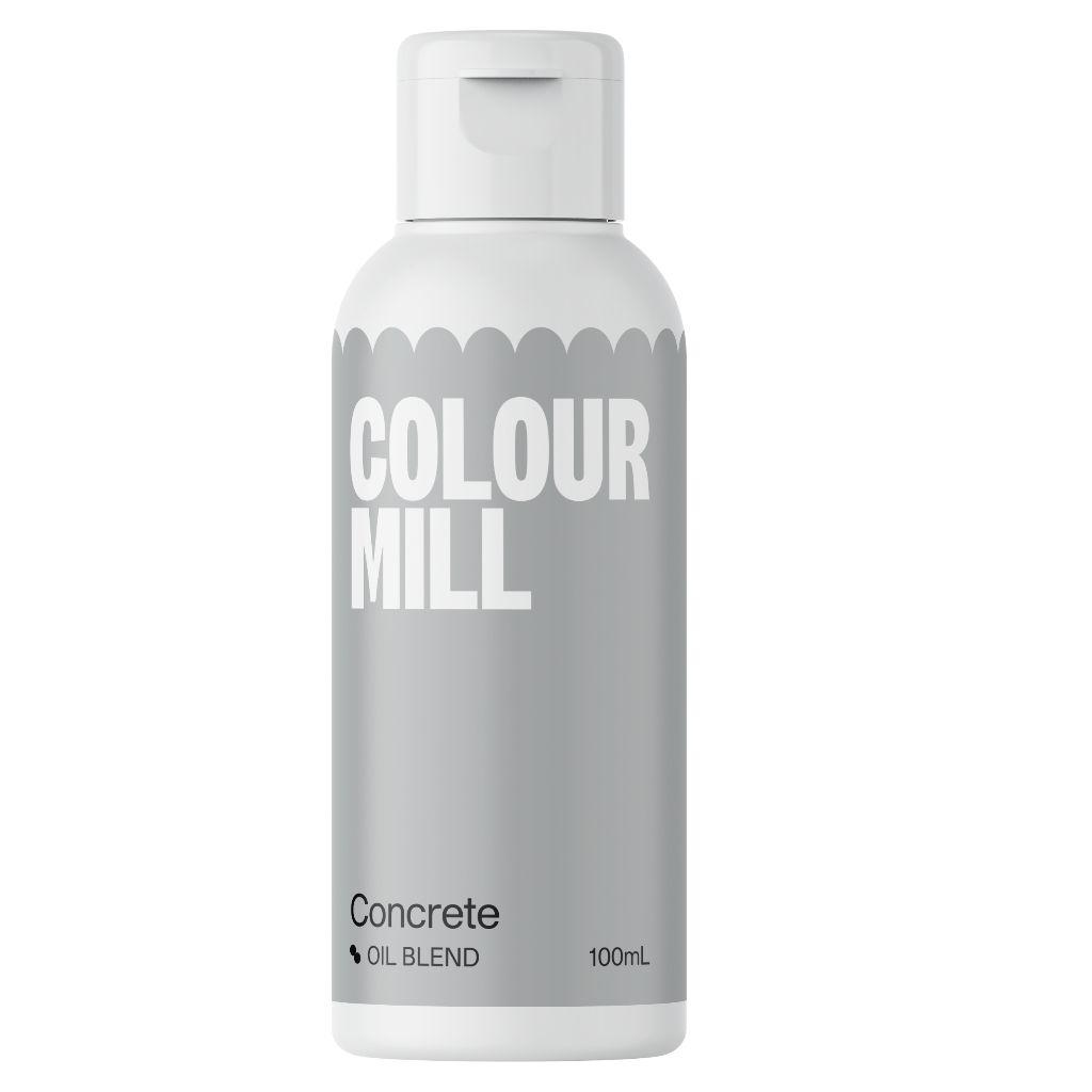 Colour mill oil based food colouring - concrete grey 100ml