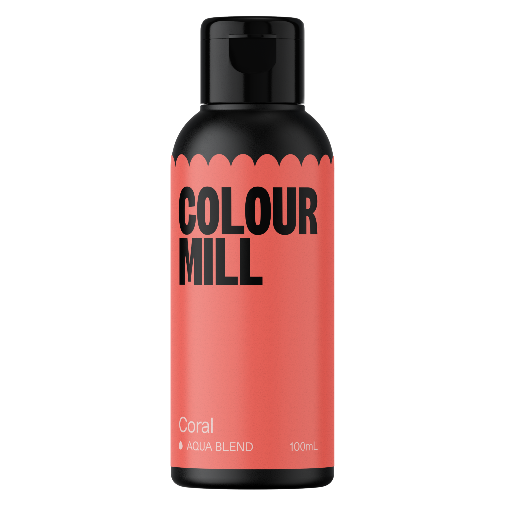 Colour mill oil based food colouring coral 100ml