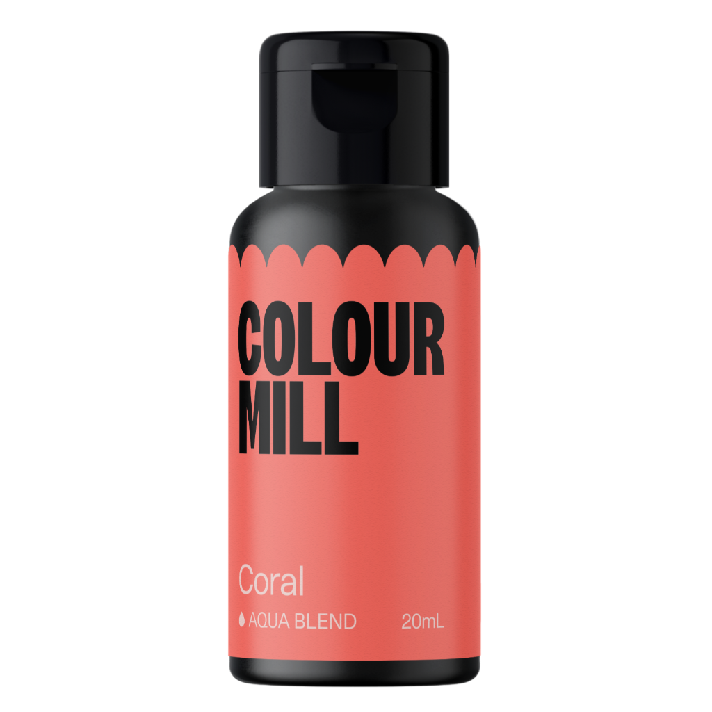 Colour mill oil based food colouring coral 20ml