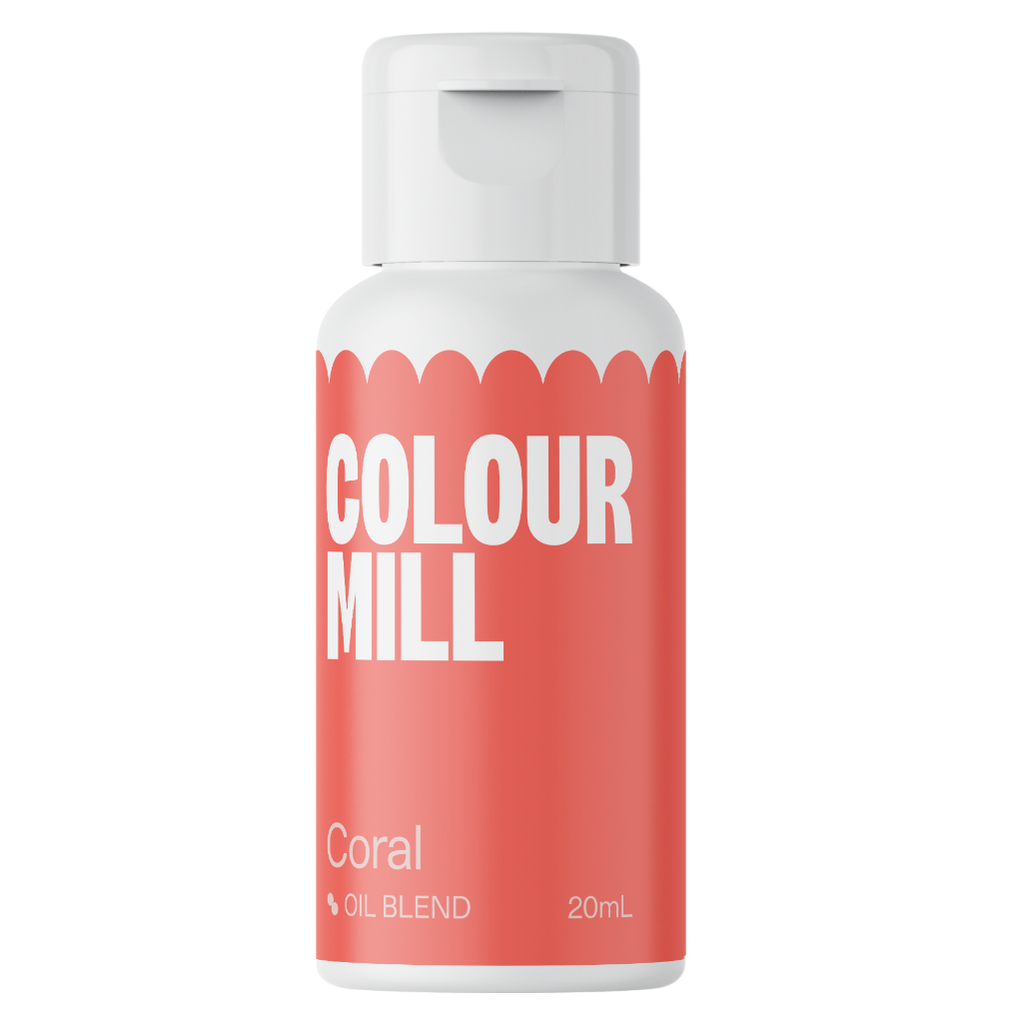 Colour mill oil based food colouring 20ml coral