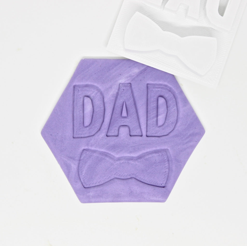 DAD fathers day cookie fondant embosser