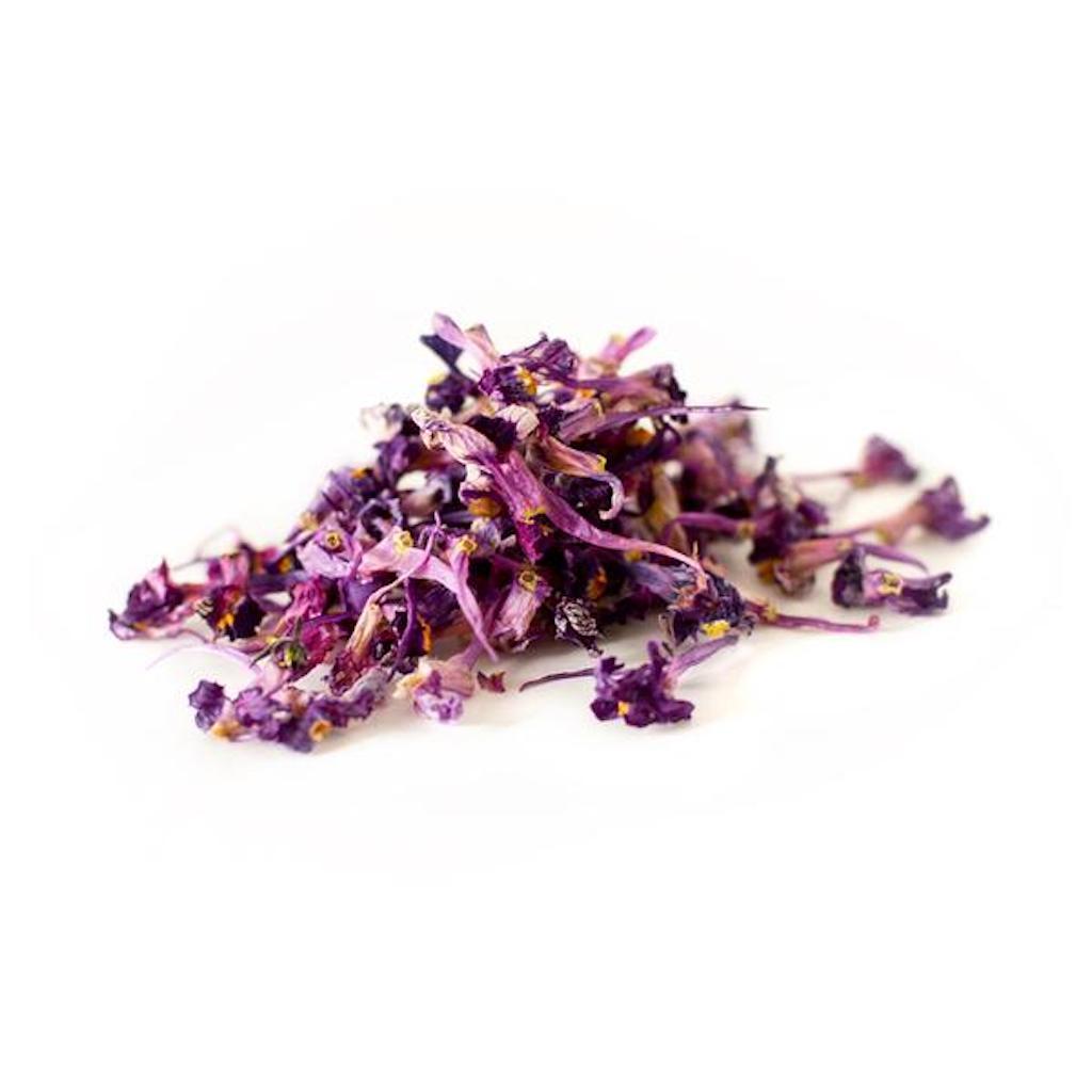Petite ingredient edible dried flower linaria Purple
