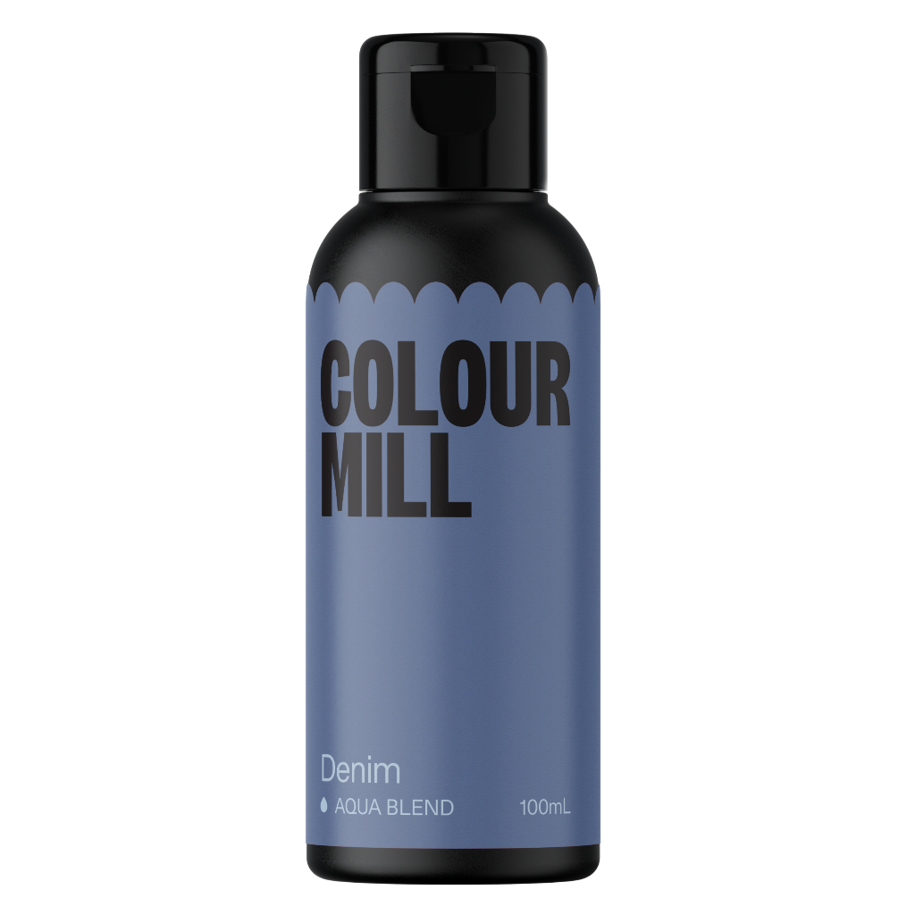 Colour mill oil based food colouring denim 100ml