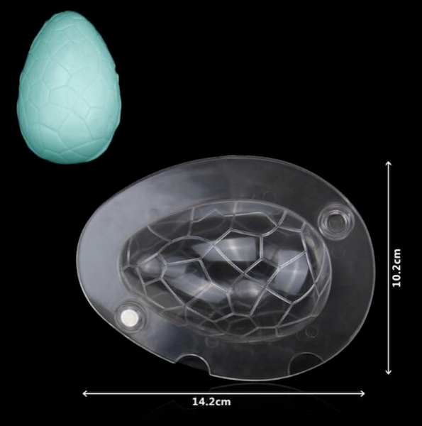 Easter-Egg-Plastic-Mould-Mold-2-Piece-Chocolate-Cake-Fondant-Sugarcraft-Soap-273057173890-2