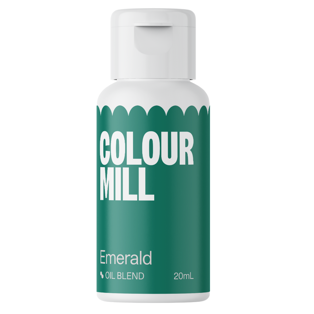 Colour mill oil based food colouring - emerald green 20ml