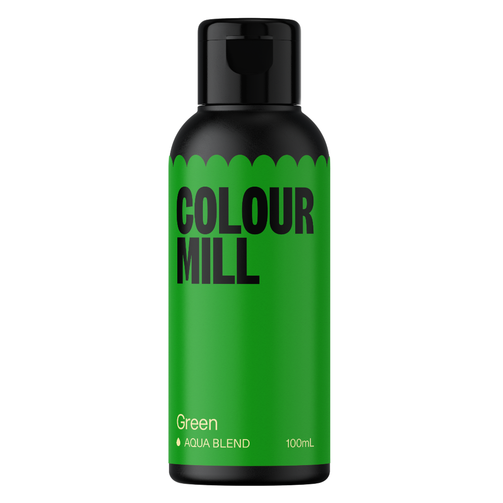 Colour mill oil based food colouring green 100ml
