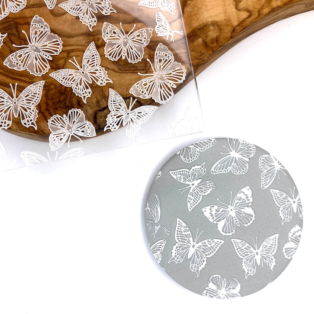 Cookie stamp fondant embosser assorted butterflies