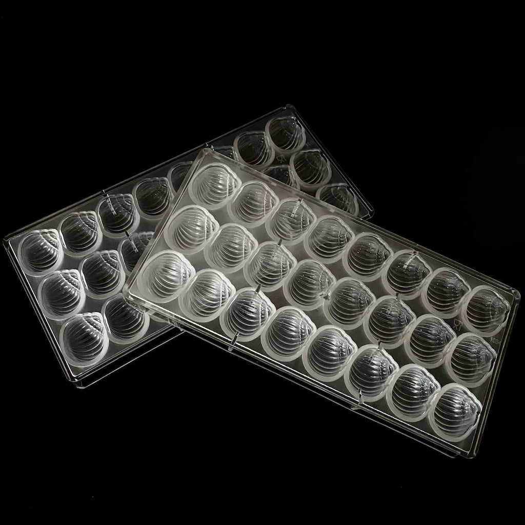 polycarbonate chocolate mould sea shell