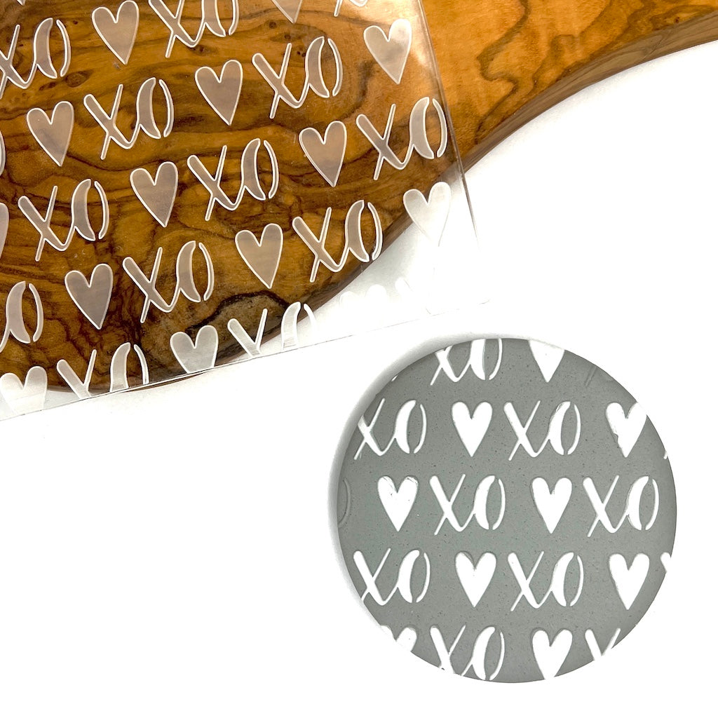 cookie stamp fondant embosser love hearts xoxo
