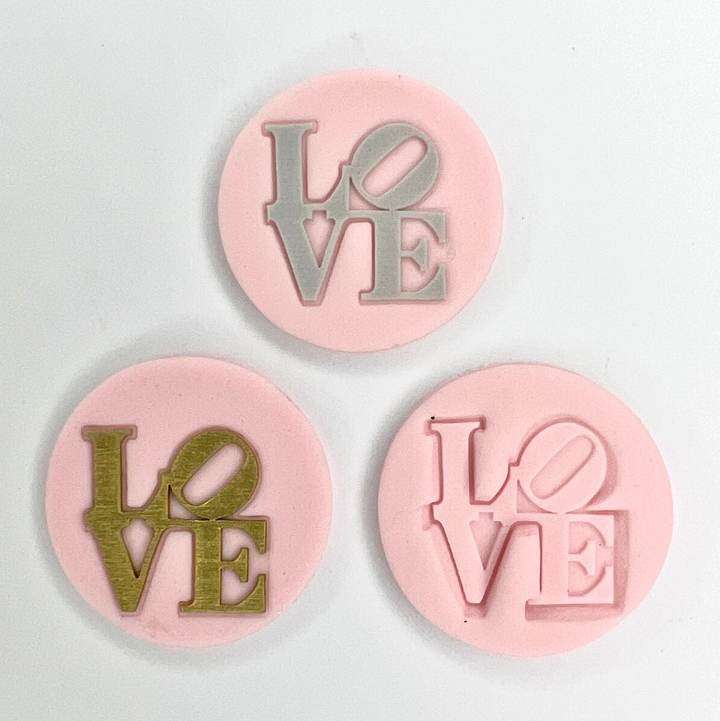 cookie stamp fondant debosser love valentines day wedding anniversary