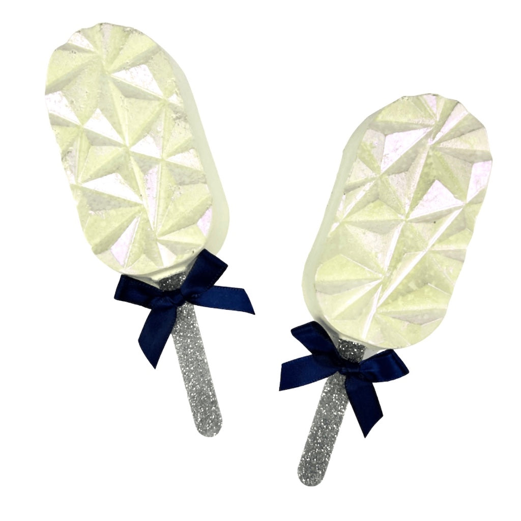 popsicle cakesicle bow 4cm 12 pack navy blue