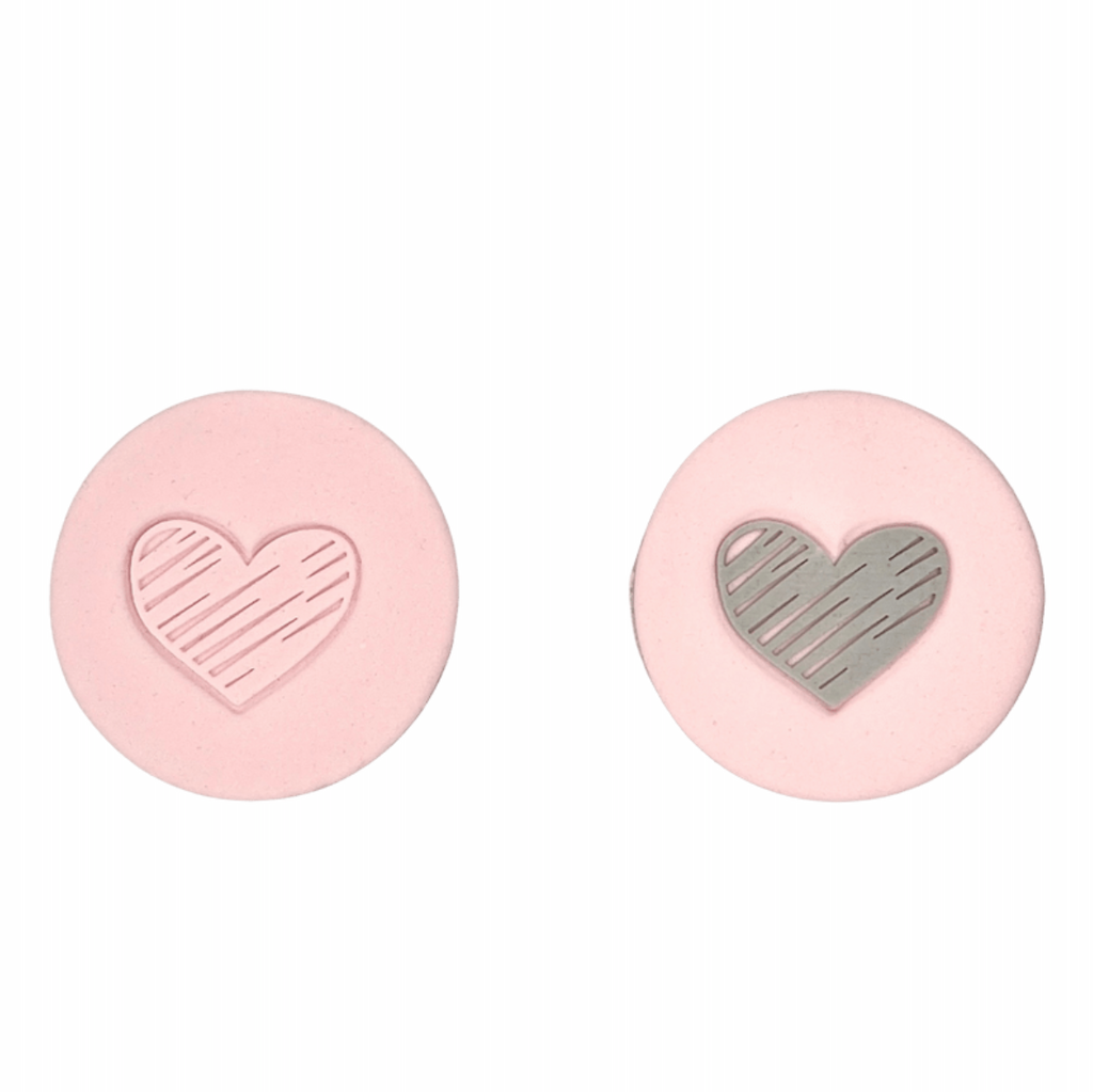 Sucreglass super stamp cookie stamp fondant debosser heart valentines day wedding anniversary