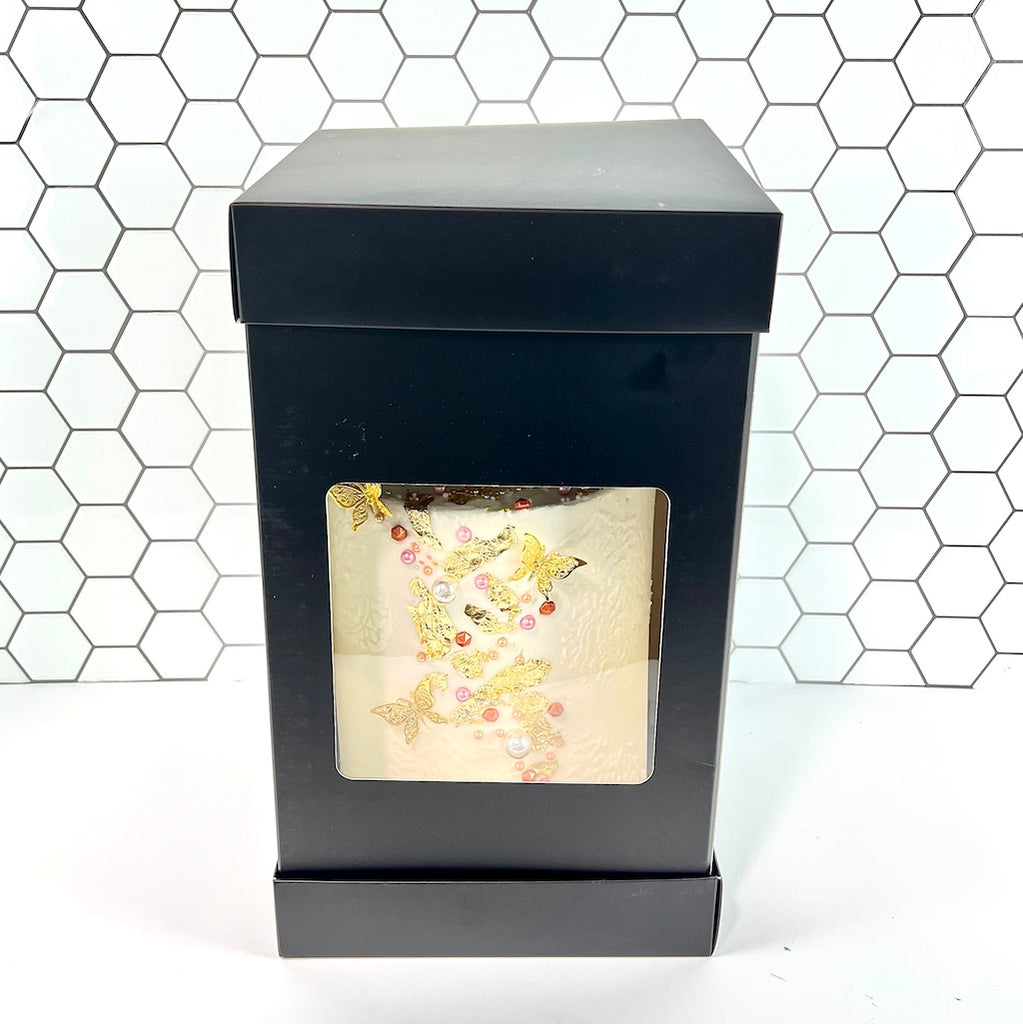 Olbaa 14" tall cake box black