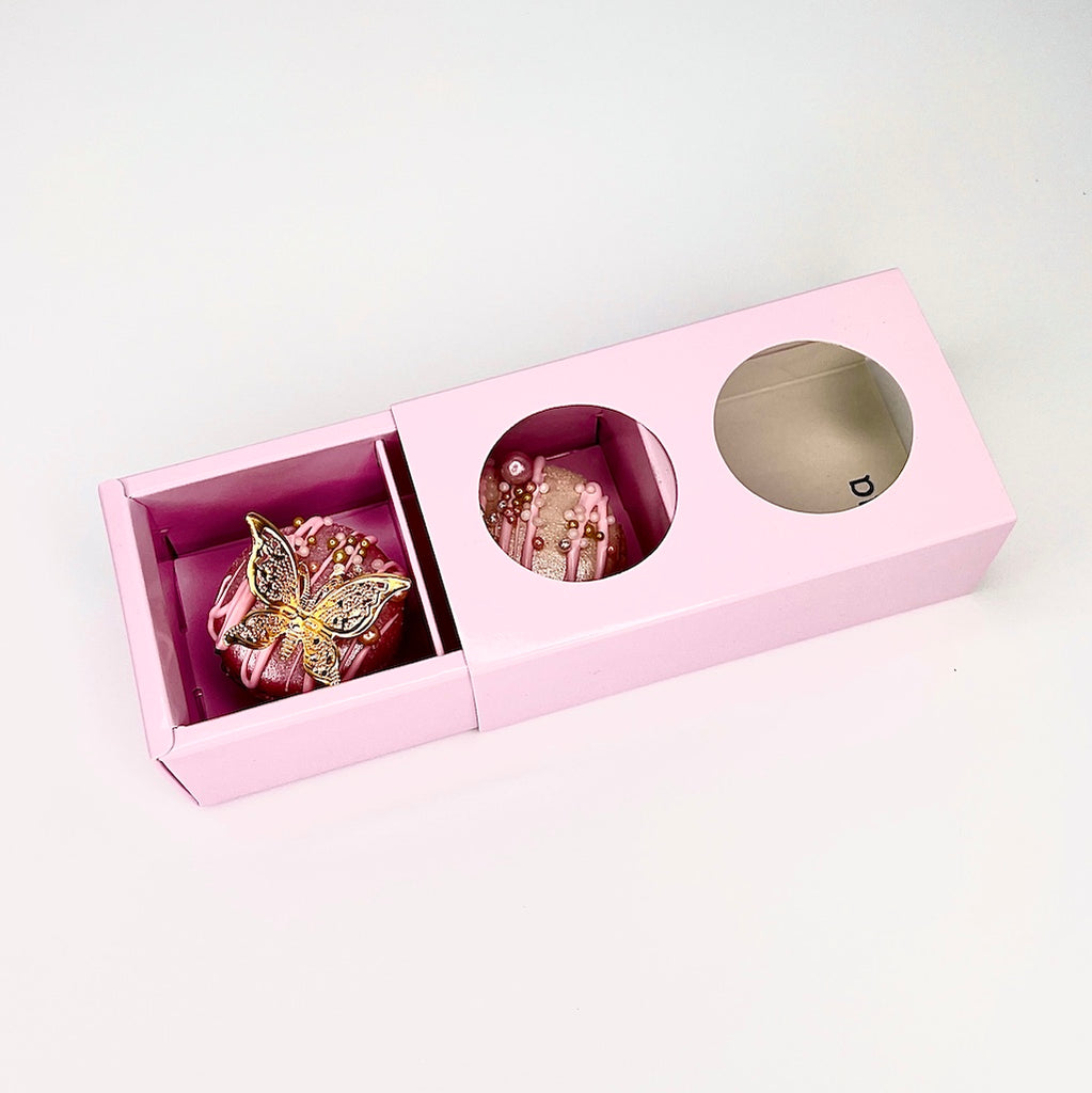olbaa macaron boxes 2 piece mini blossom pink