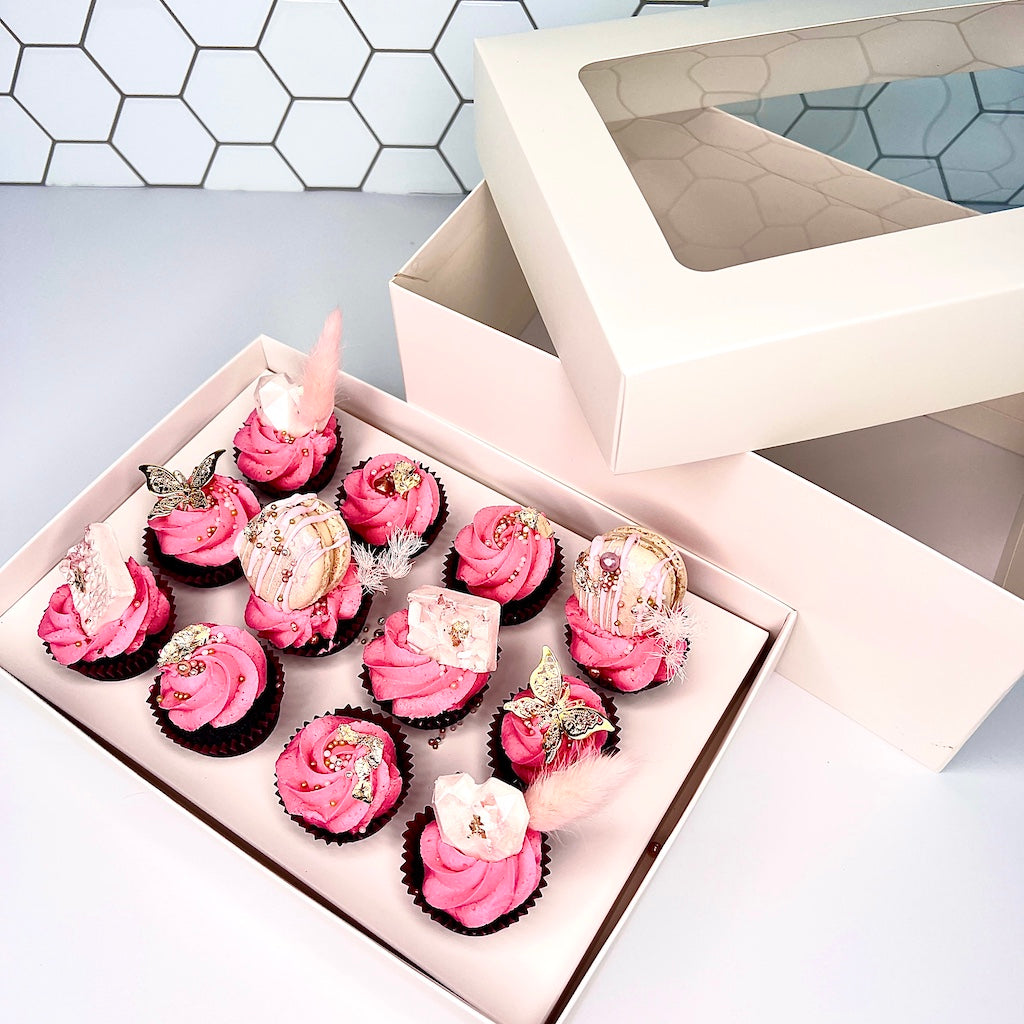 olbaa cupcake boxes 12 hole mini