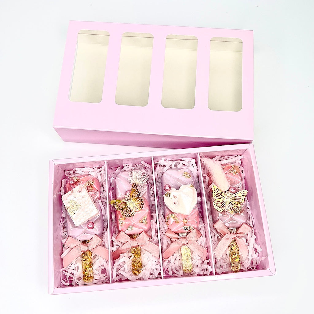 olbaa cakesicle popscile boxes blossom pink