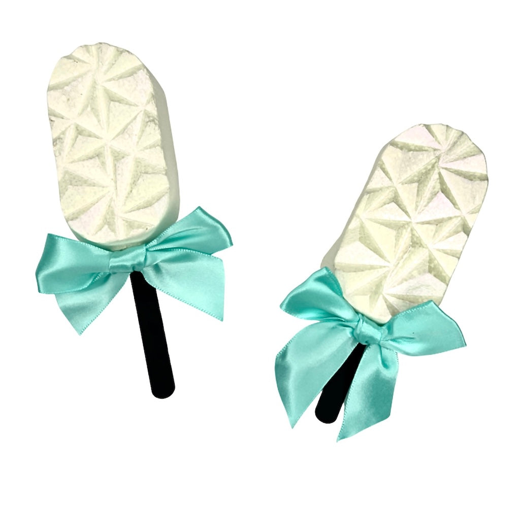 More Bows Satin Cakesicle Bows 8cm 12 Pack – Mint Green
