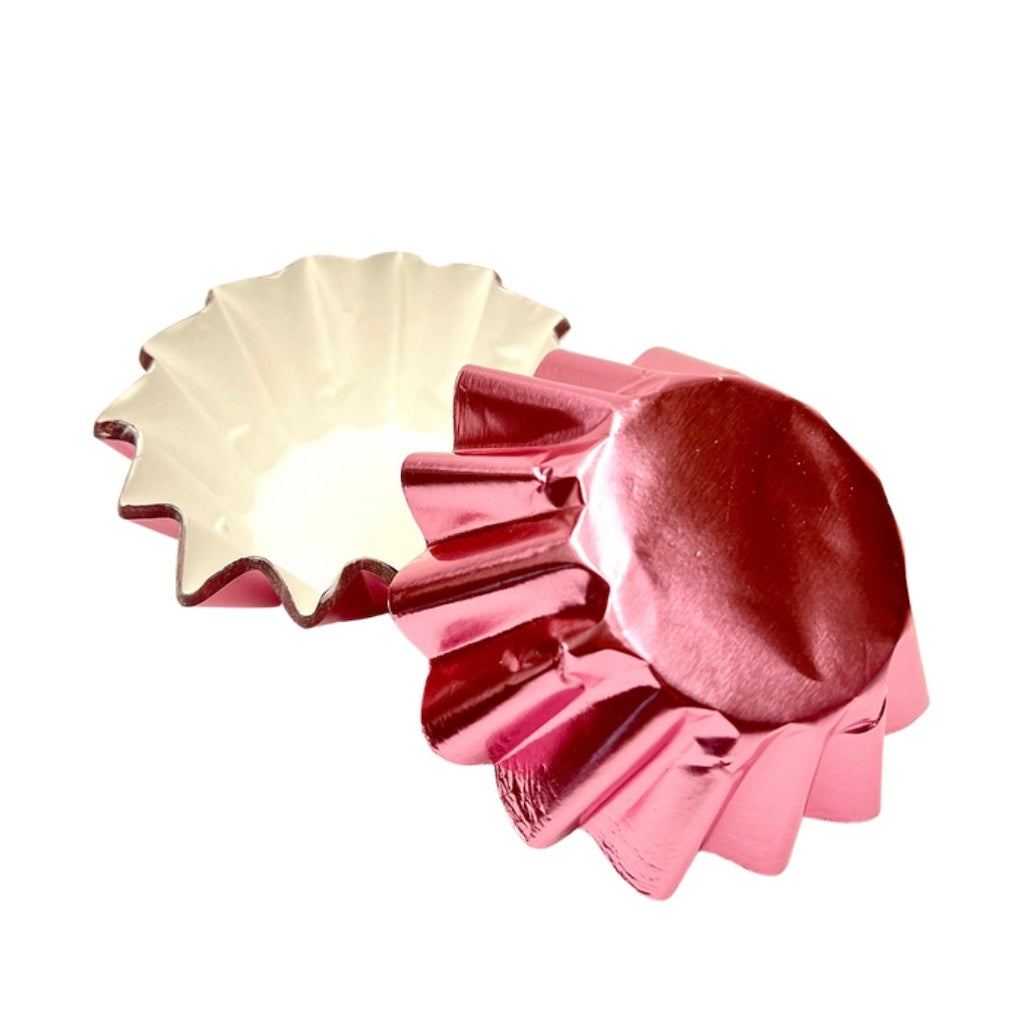 More Cuppies Foil Medium Cupcake Baking Cups 24 Pack - Fairy Floss Pink