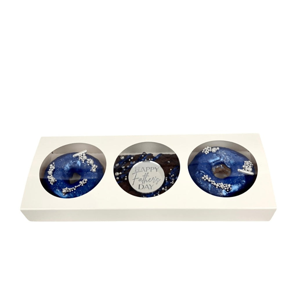 Olbaa Cookie Box with Window - White 3 Hole