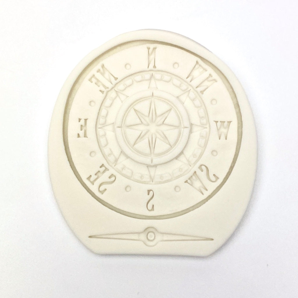 vintage compass silicone cake mould