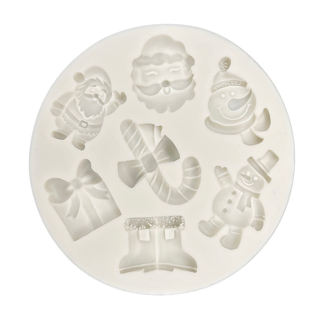 Variable Christmas Decorations Silicone Mould for cake decorating