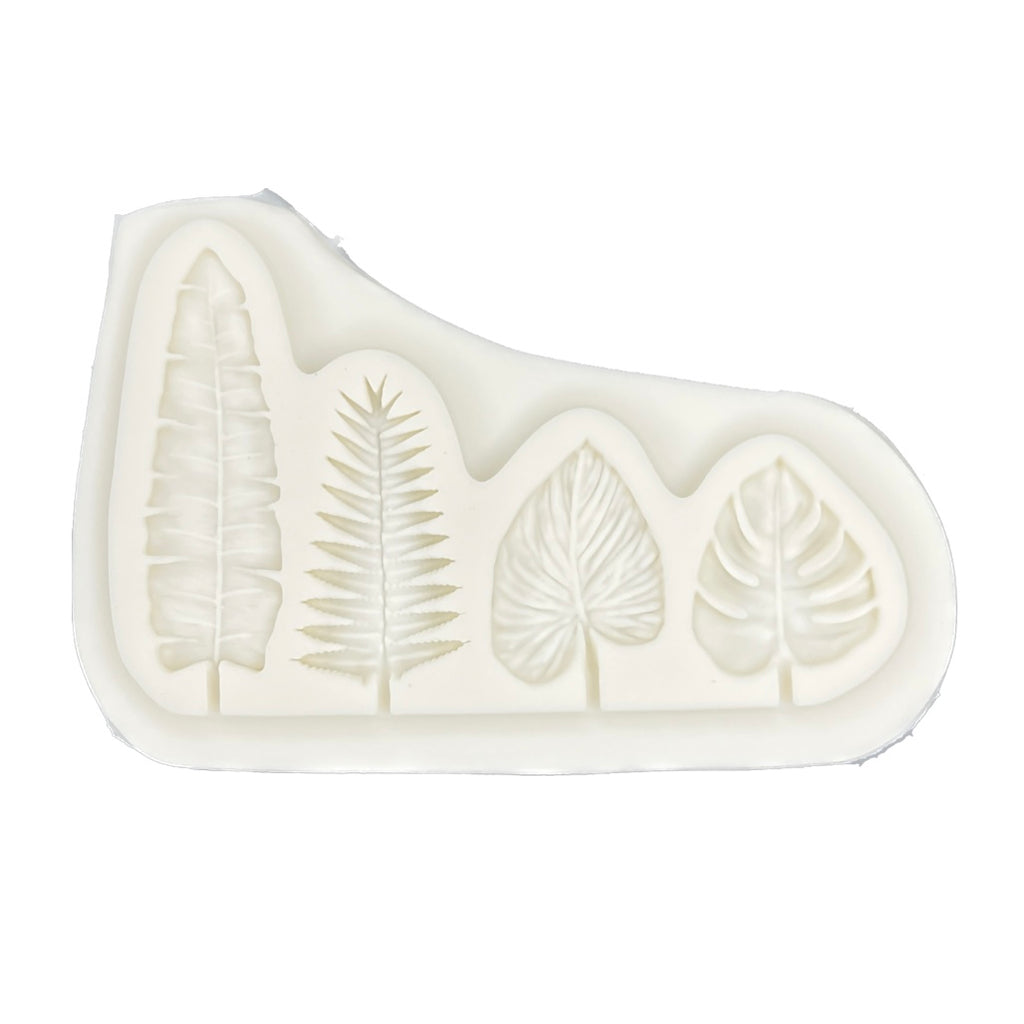 Assorted Tropical Leaves Silicone Mould