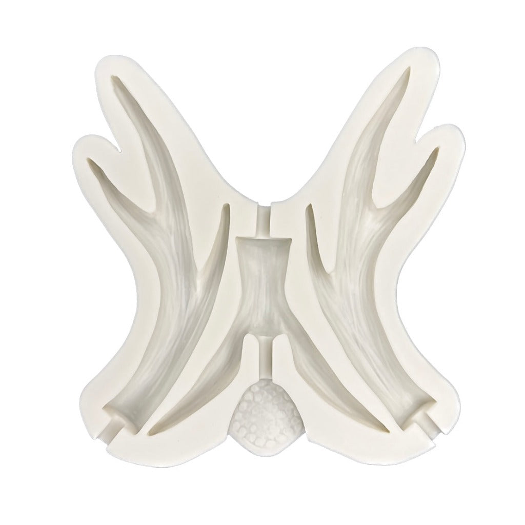 Reindeer Antler and Holly Silicone Mould