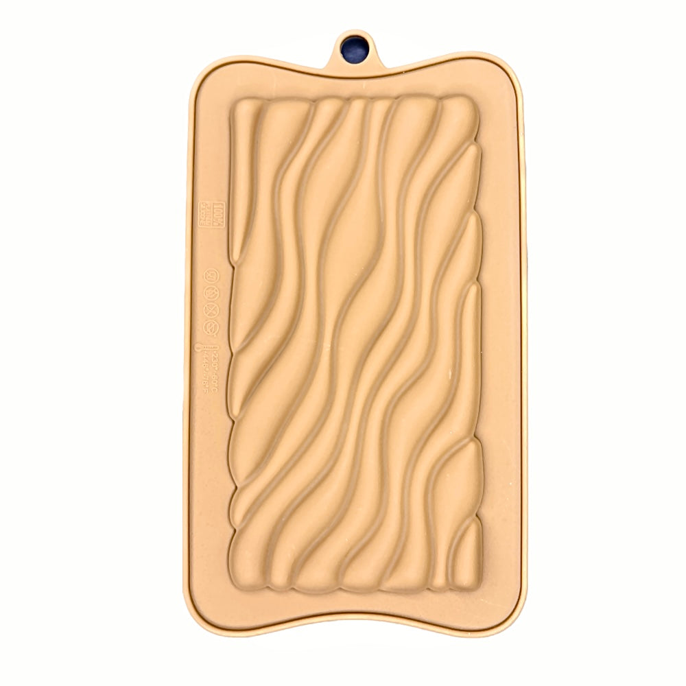 Wavy Chocolate Block Silicone Mould