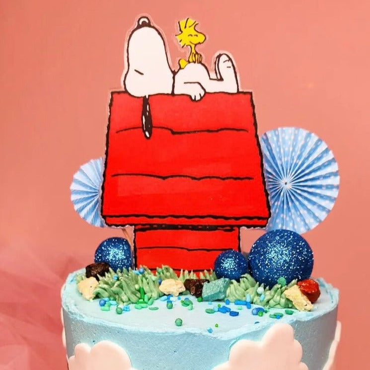 Acrylic Birthday Cake Topper - Snoopy