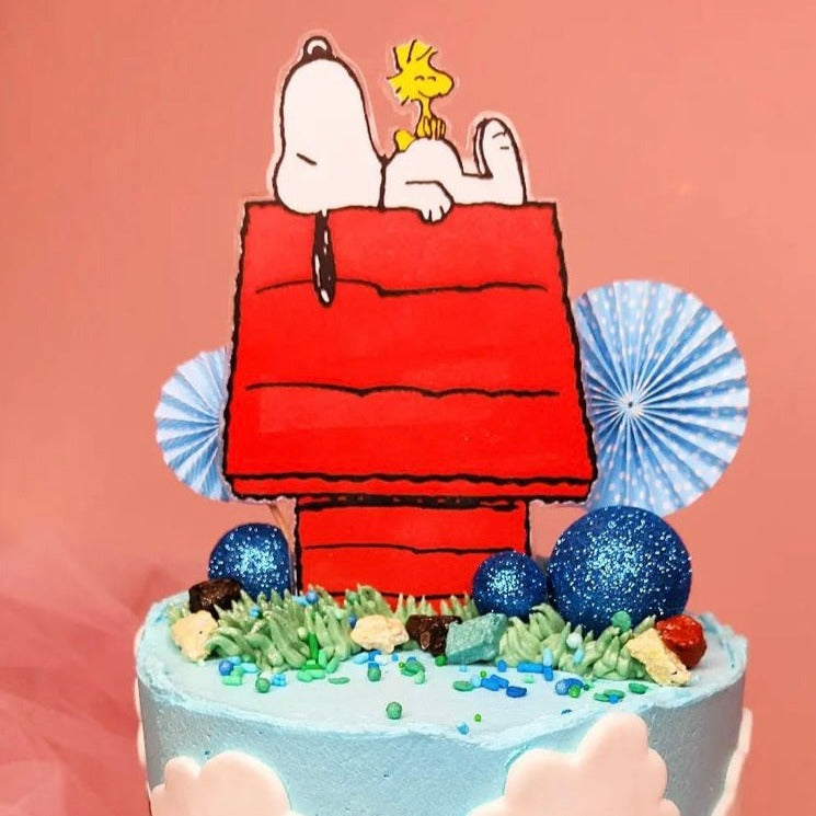 Acrylic Birthday Cake Topper Snoopy Cakers Paradise Cakers Paradise