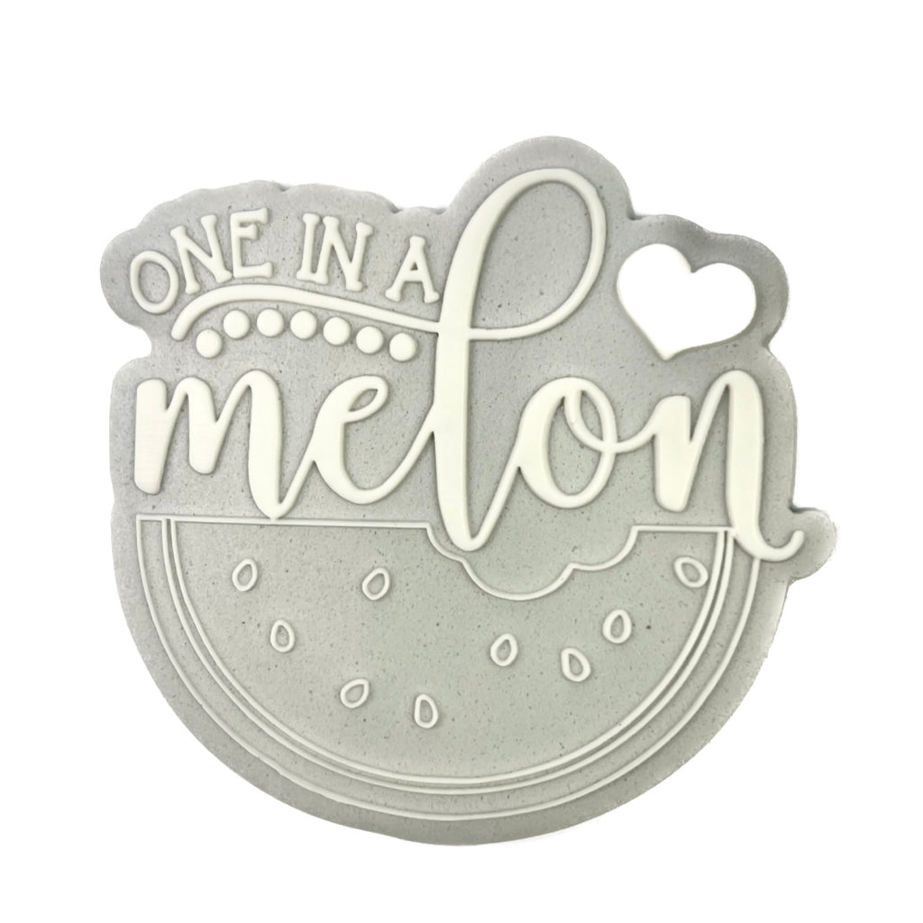 Cookie Stamp + Cookie Cutter - One in a Melon Valentine's Day