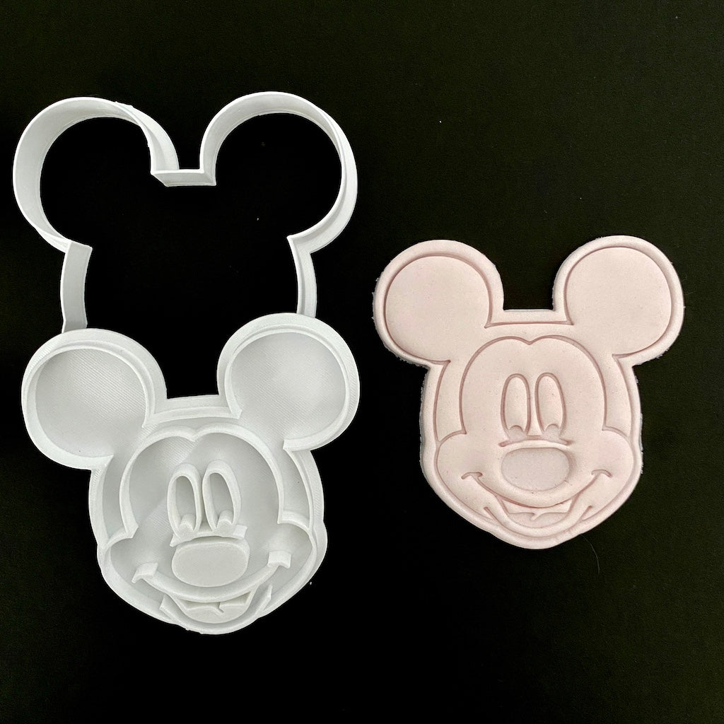 Mickey fondant embosser with cookie cutter