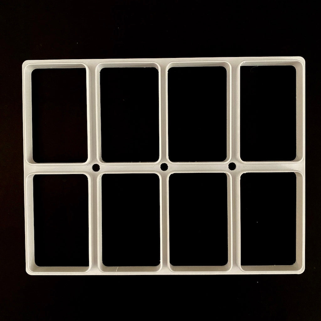 Plastic Multi Cookie Cutter rectangle 8cm x 5cm