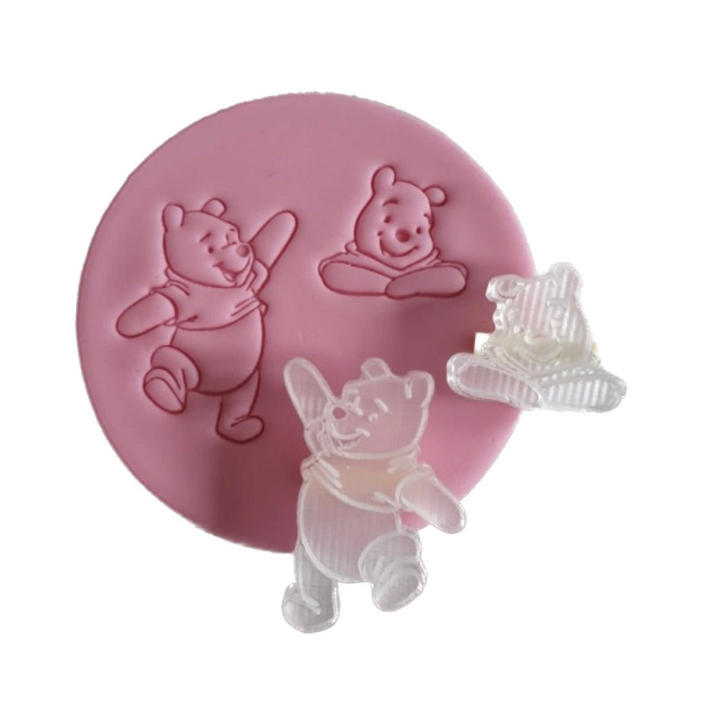 Fondant Cookie Stamp by Sucreglass - Mini Winnie the Pooh