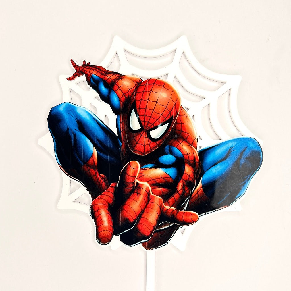 Acrylic Birthday Cake Topper - Spiderman