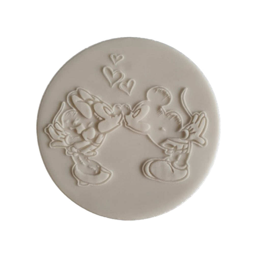 Fondant Cookie Stamp by Sucreglass - Mickey and Minnie