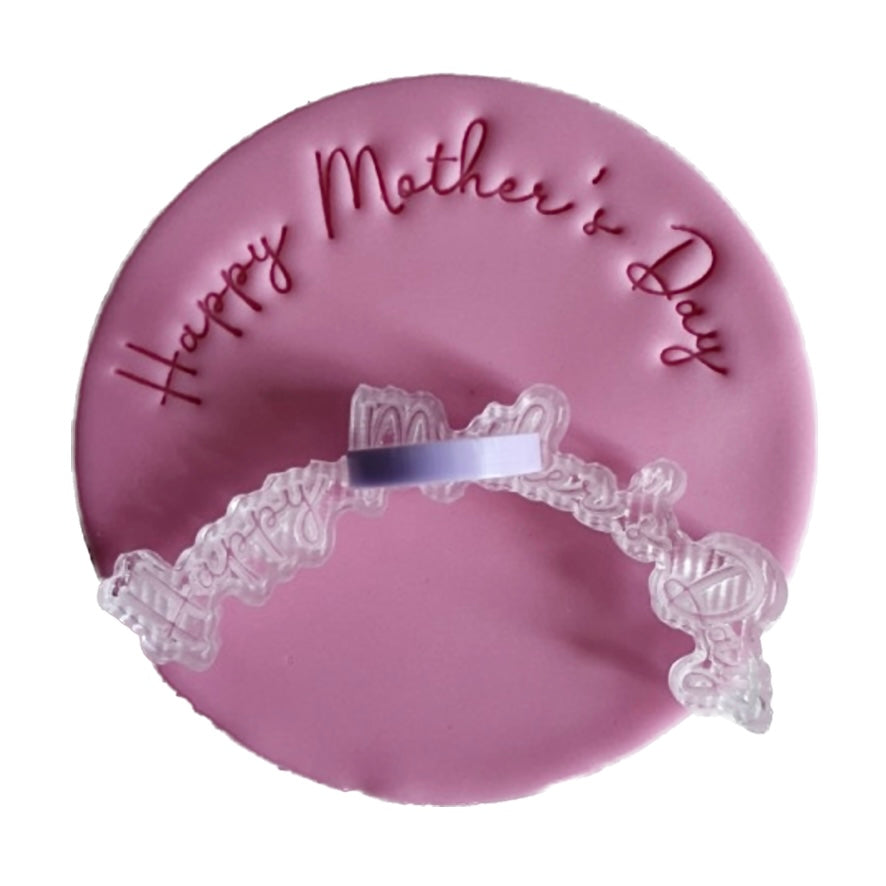 Fondant Cookie Stamp by Sucreglass - Happy Mother's Day
