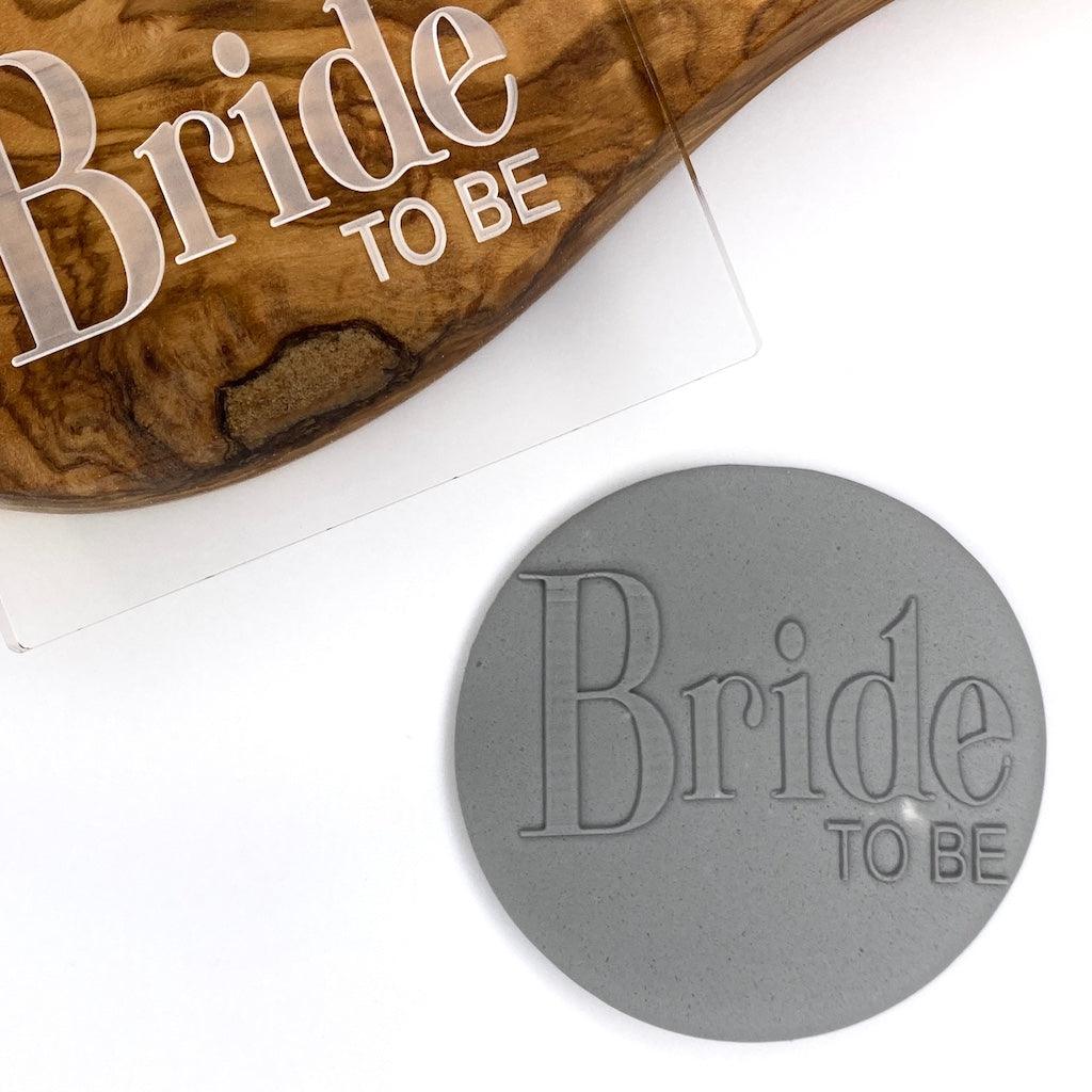 cookie stamp fondant embosser wedding bride to be