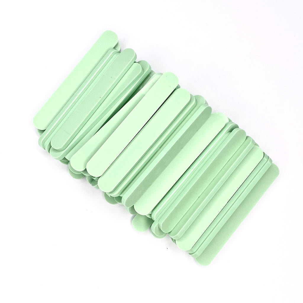 Popsicle ice cream sticks pastel green acrylic reusable mini size