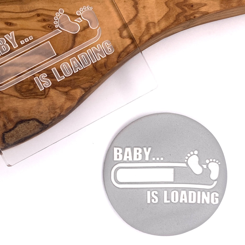 cookie stamp fondant embosser baby loading