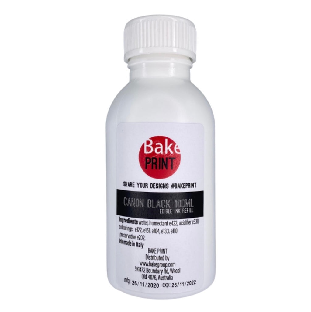 Bake Print Canon Edible Ink Refill 100ml - Black
