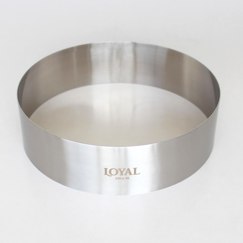 Loyal Stainless Steel Cake Ring Food Stacker 250mm | Cakers Paradise ...