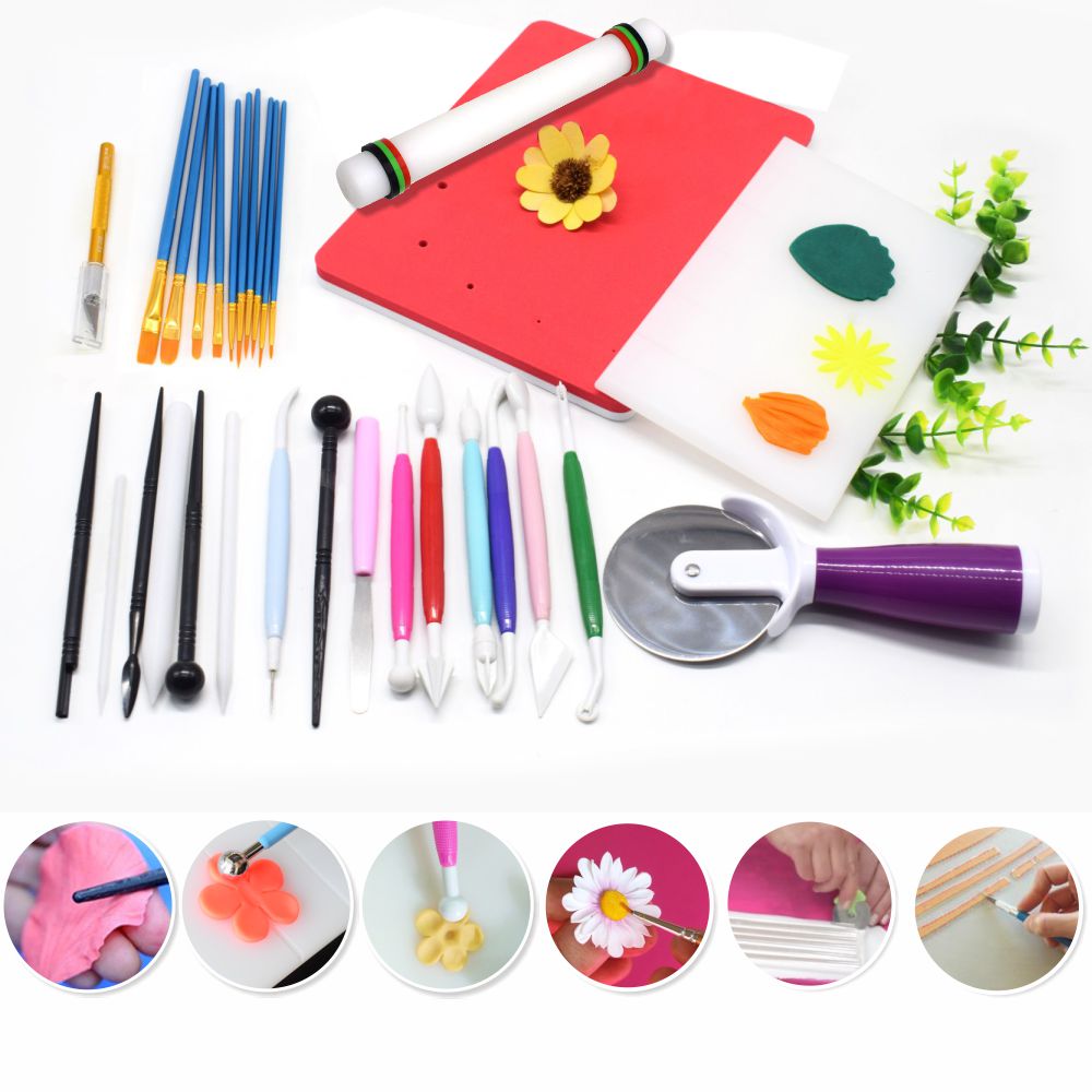 Large Edible Gum Paste Flower and Decoration Kit Cakers Paradise