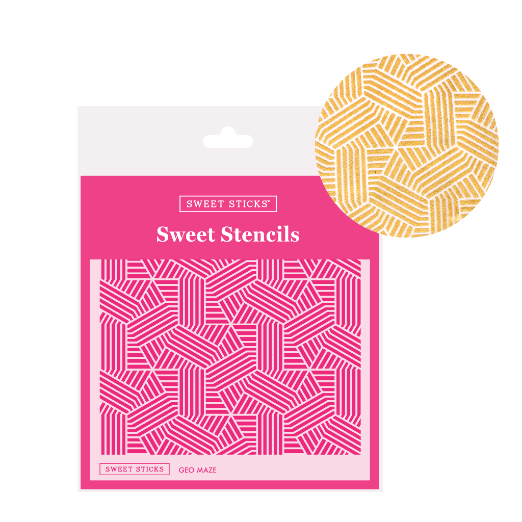 Sweet Sticks Sweet Stencil - Geo Maze