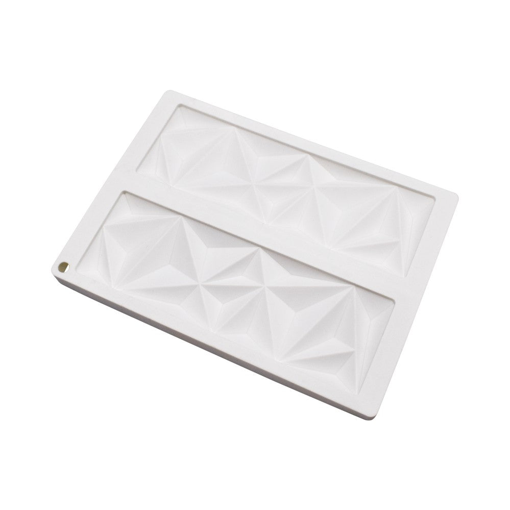 MCM-106-5 rectangular triangles silicone cake mousse mould
