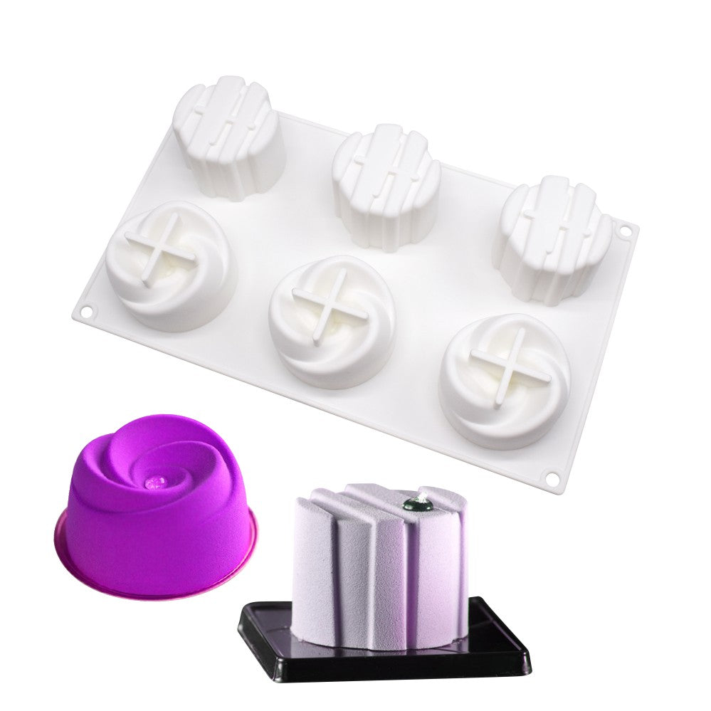 MCM-113-1 Silicone mould for cake making soap candle modern shape