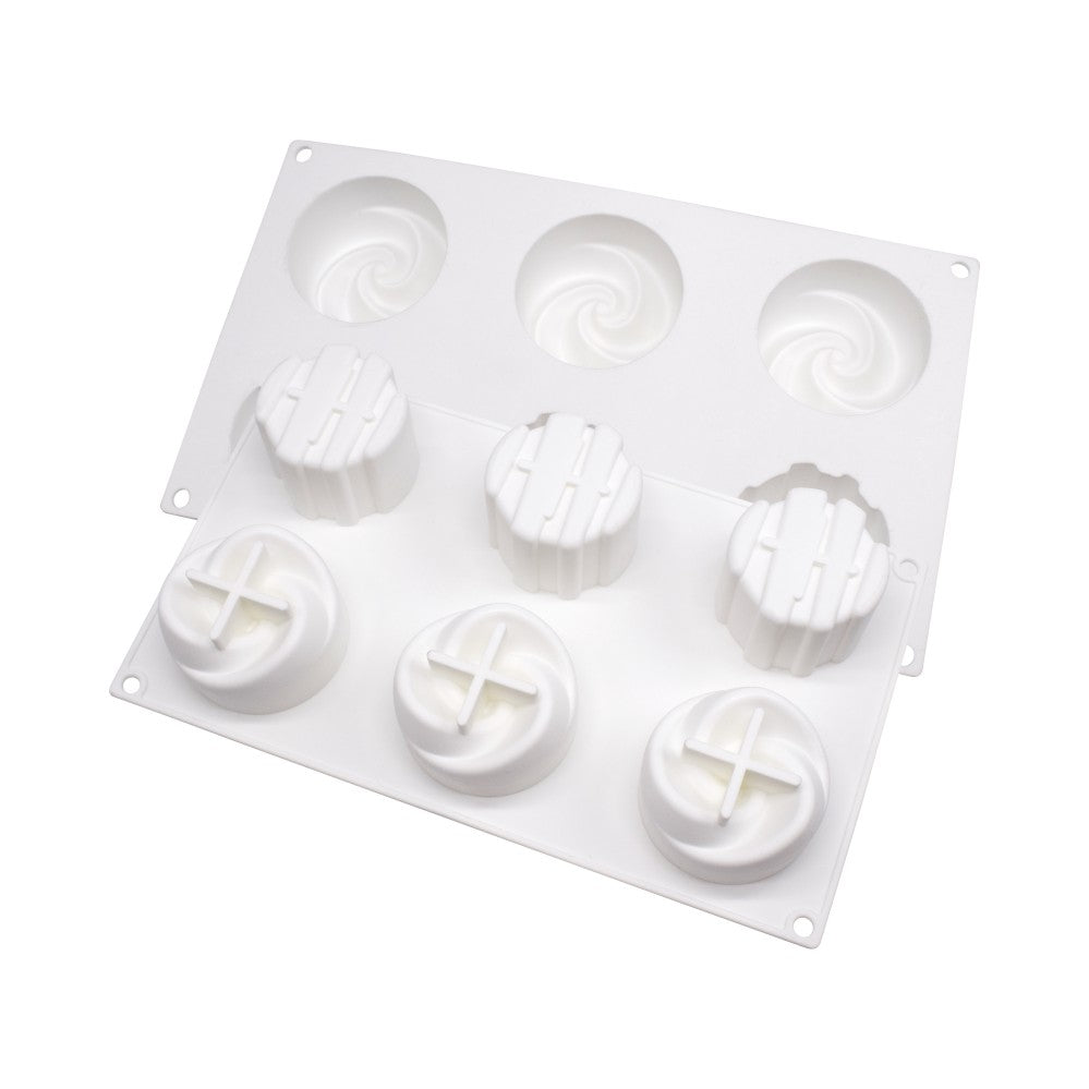 MCM-113-4 Silicone mould for cake making soap candle modern shape