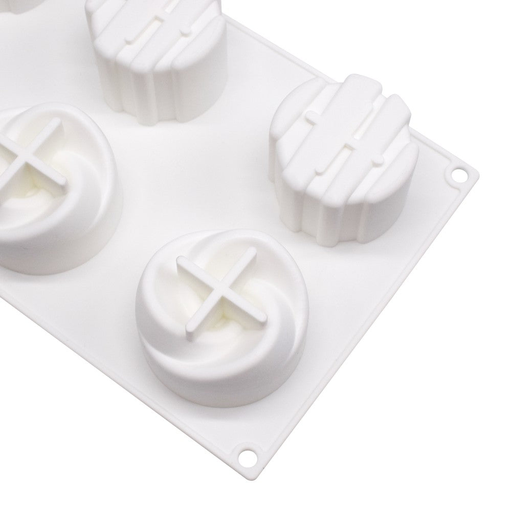 Silicone mould for cake making soap candle modern shape