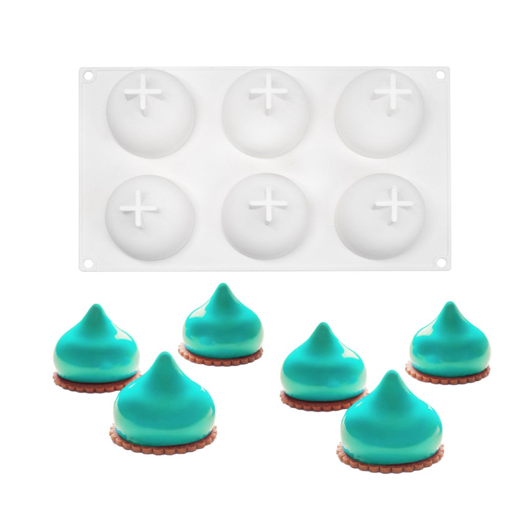 MCM-119-2 silicone cake mould piped domes