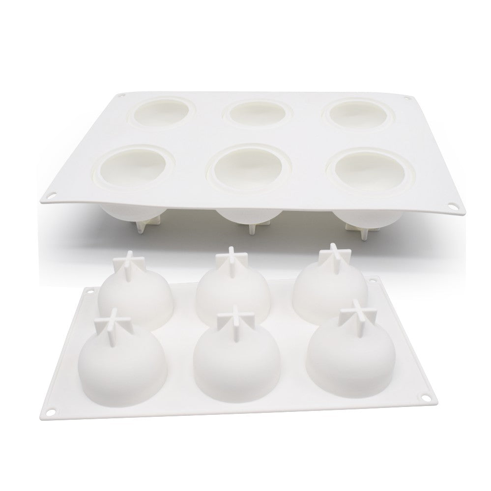 MCM-119-3 silicone cake mould piped domes